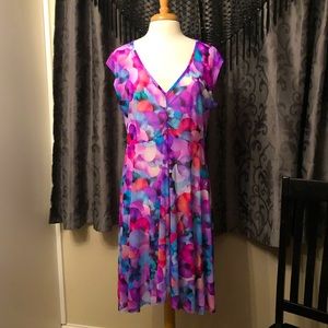 Profile by Gottex Swimwear Brand Cover Up Dress, XL Sheer Floral